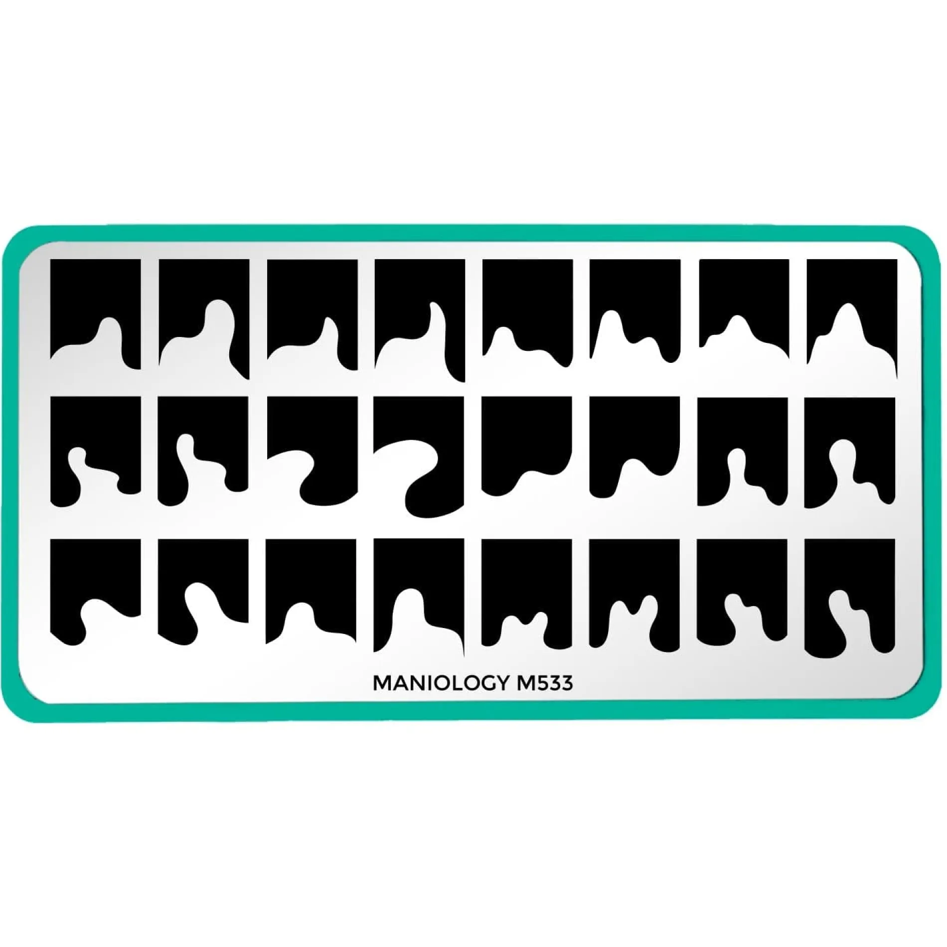 Abstract French (M533) - Nail Stamping Plate