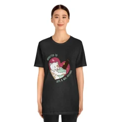 Addicted to Cats and Nail Polishes - Short Sleeve T-shirt