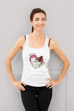 Addicted to Cats and Nail Polishes - Jersey Tank Top
