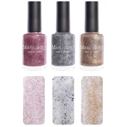All That Glitters: 3-Piece Glitter Nail Polish Set