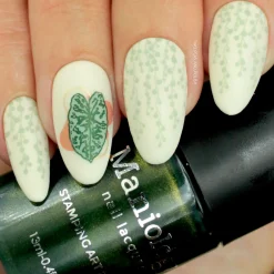 Alocasia (B441) - Shimmer Forest Green Stamping Polish
