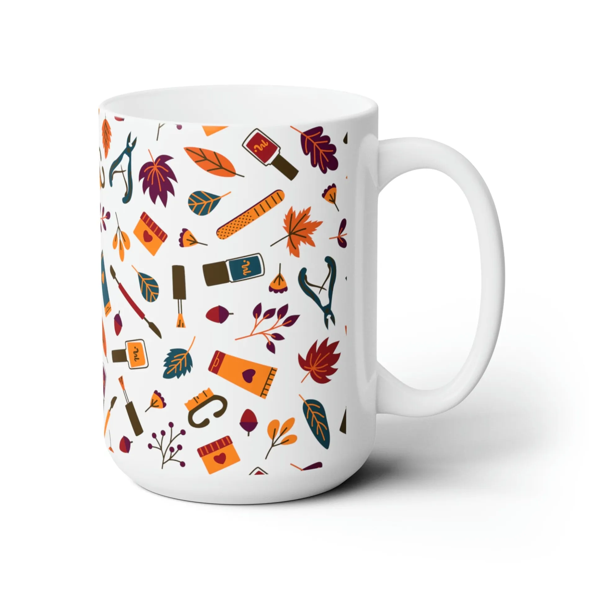 A Manicured Fall Ceramic Coffee Mug 15oz
