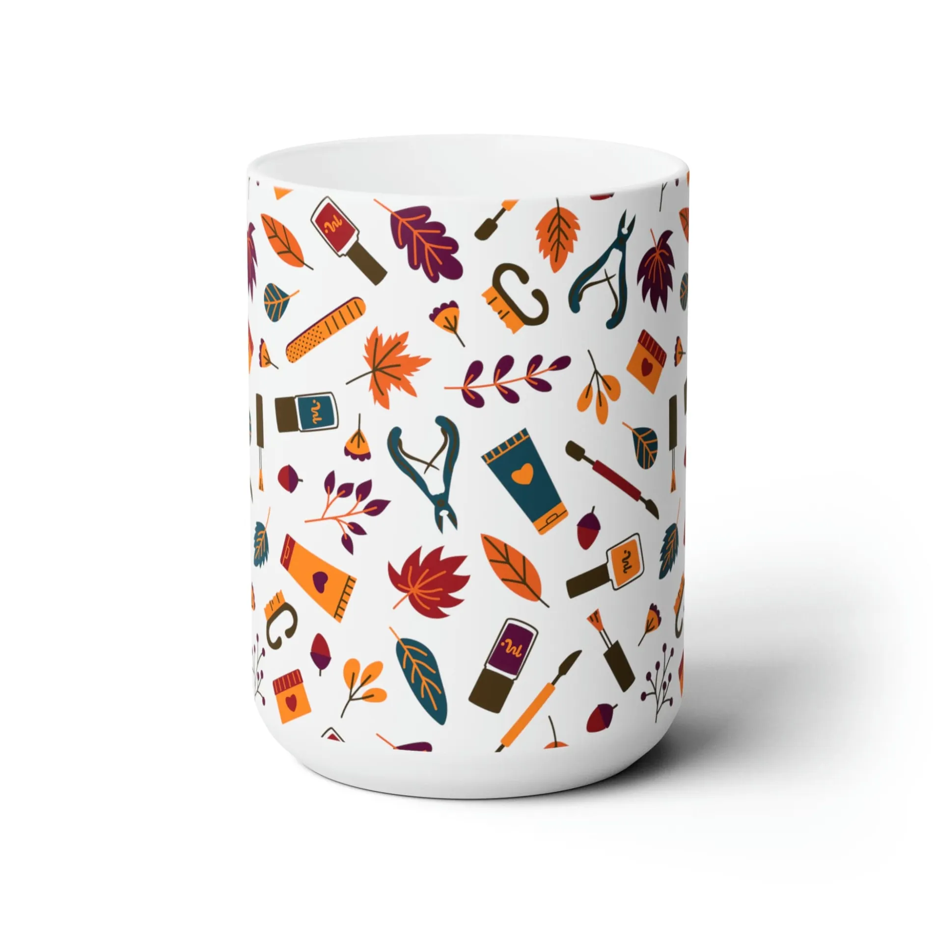A Manicured Fall Ceramic Coffee Mug 15oz