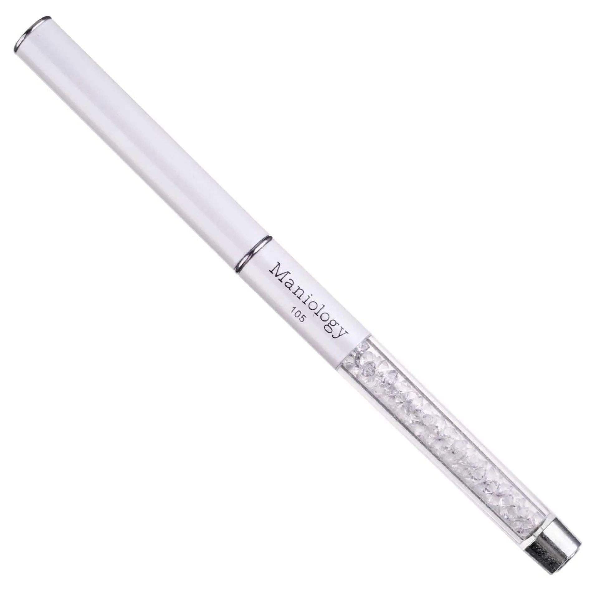 Angled Precision Brush #105- Premium Nail Art Manicure Clean Up Brush Line