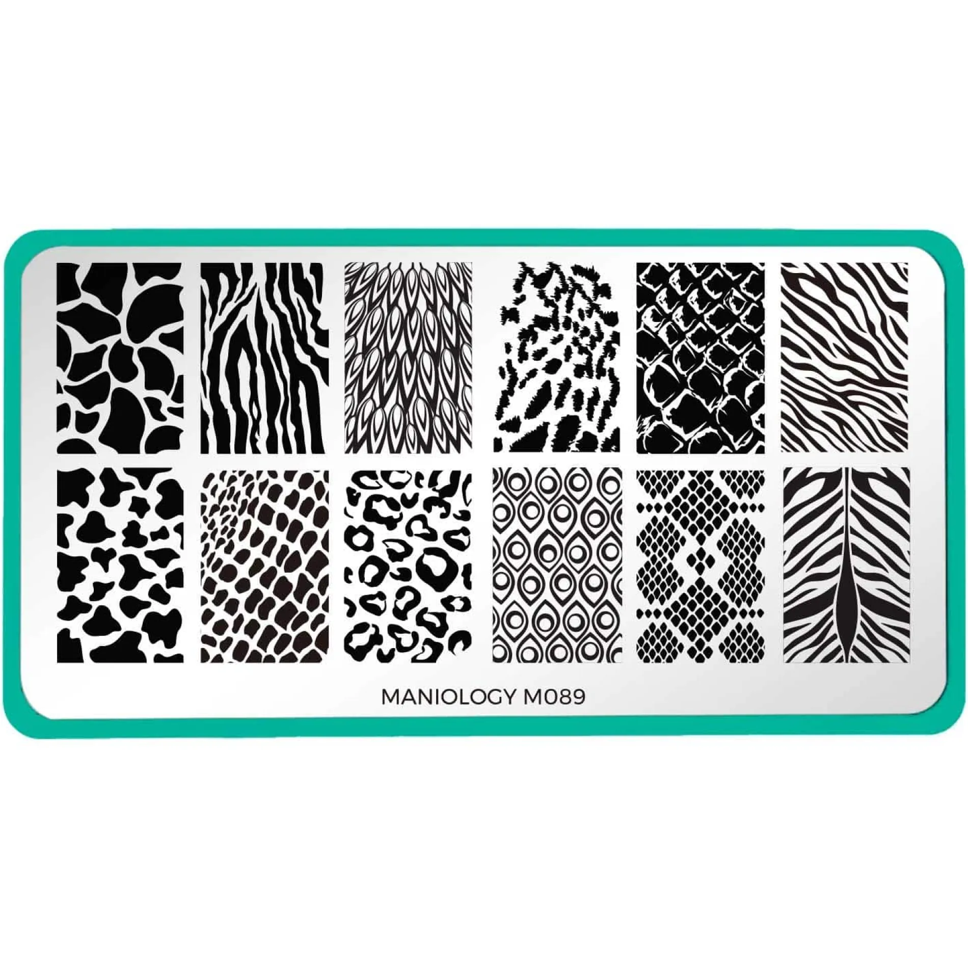 Animal Instinct (m089) - Nail Stamping Plate