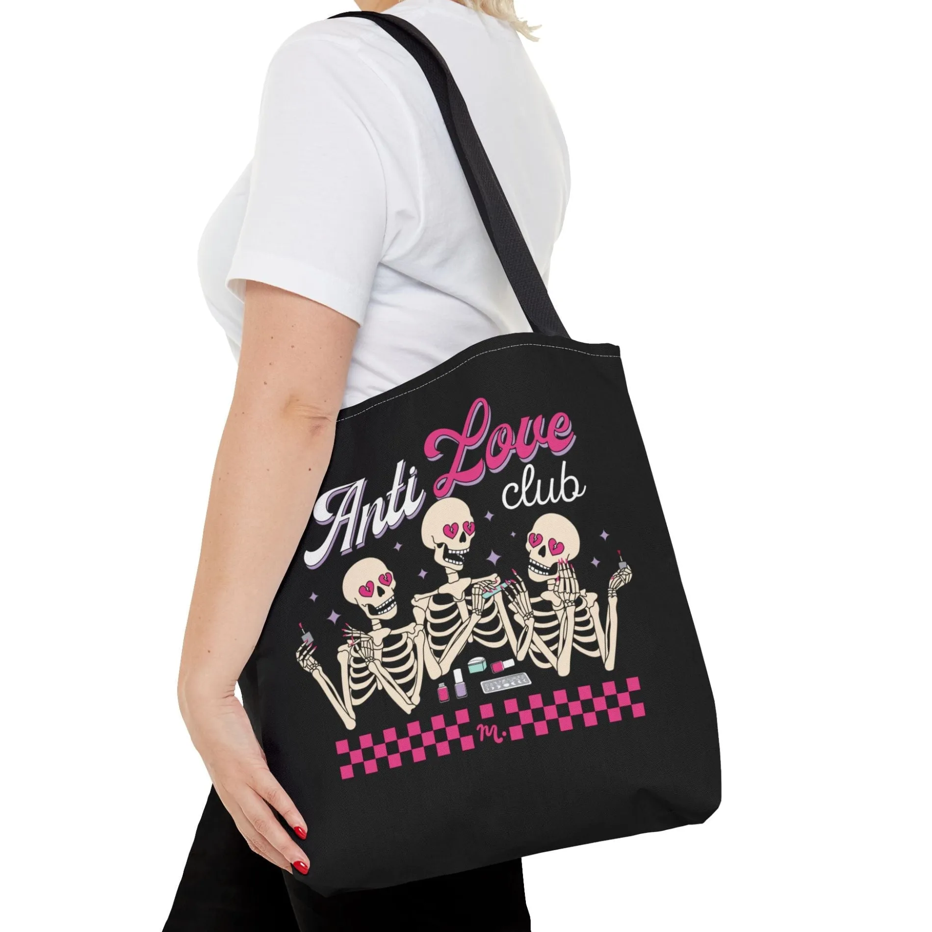 Anti Love Club Black Tote Bag