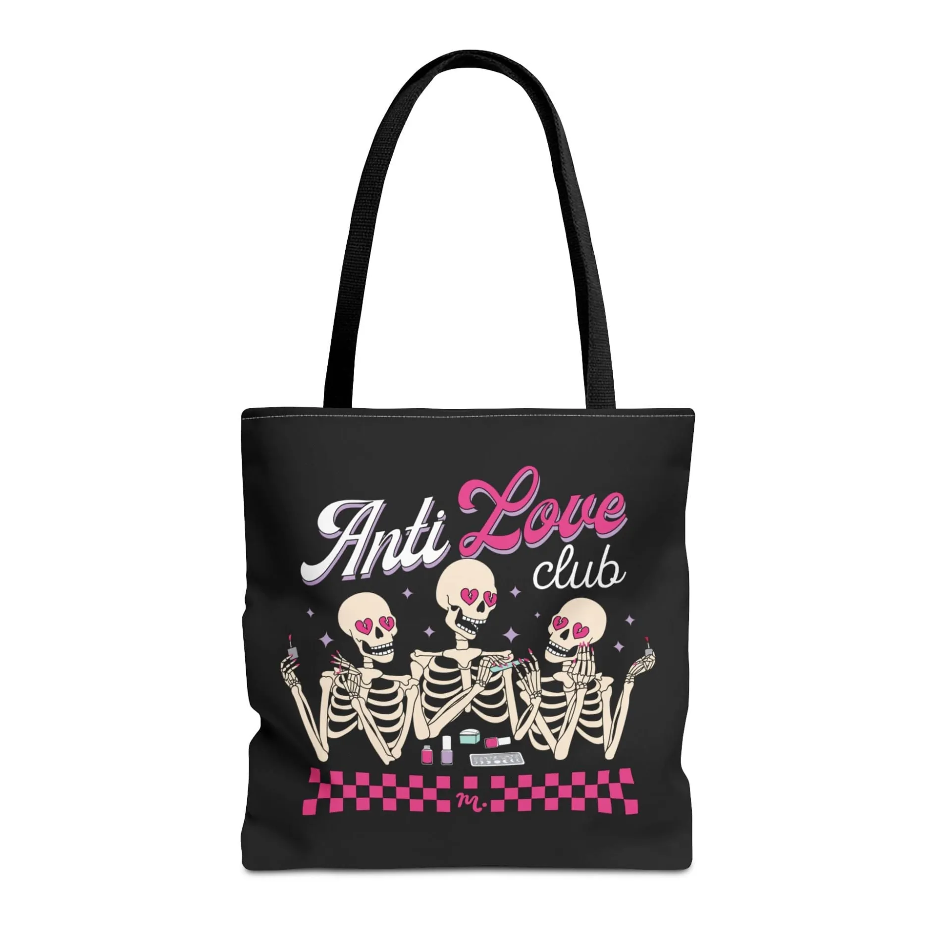 Anti Love Club Black Tote Bag