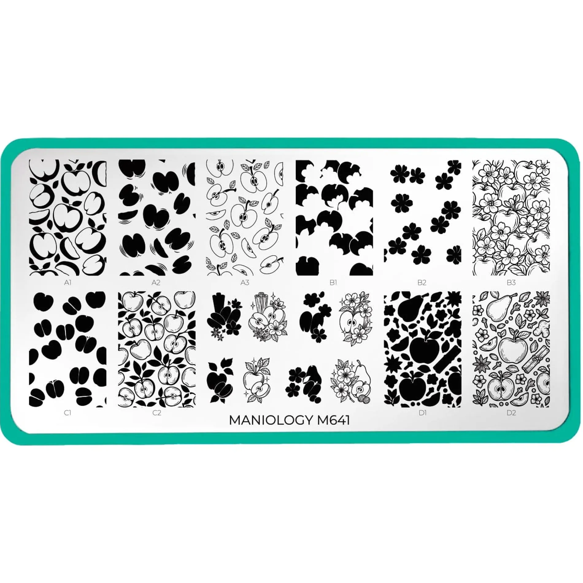Apple Orchard (M641) - Nail Stamping Plate
