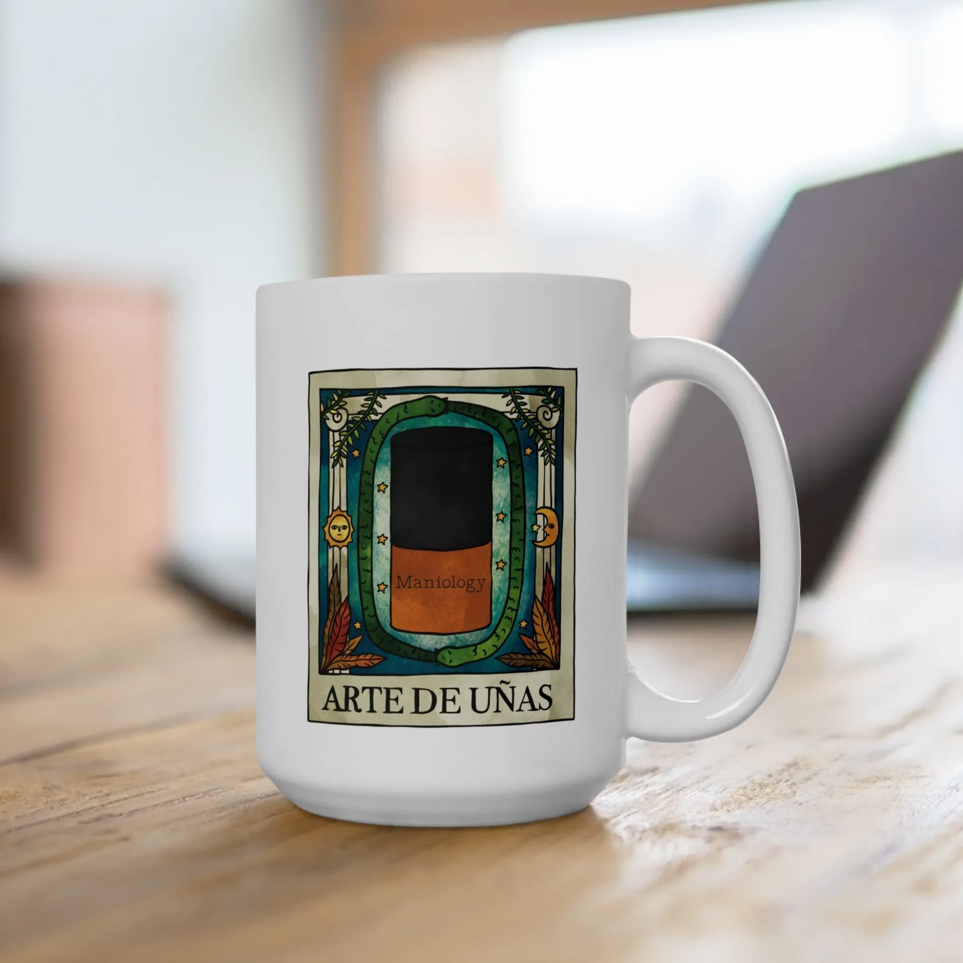 Arte de Uñas - Ceramic Coffee Mug 15oz