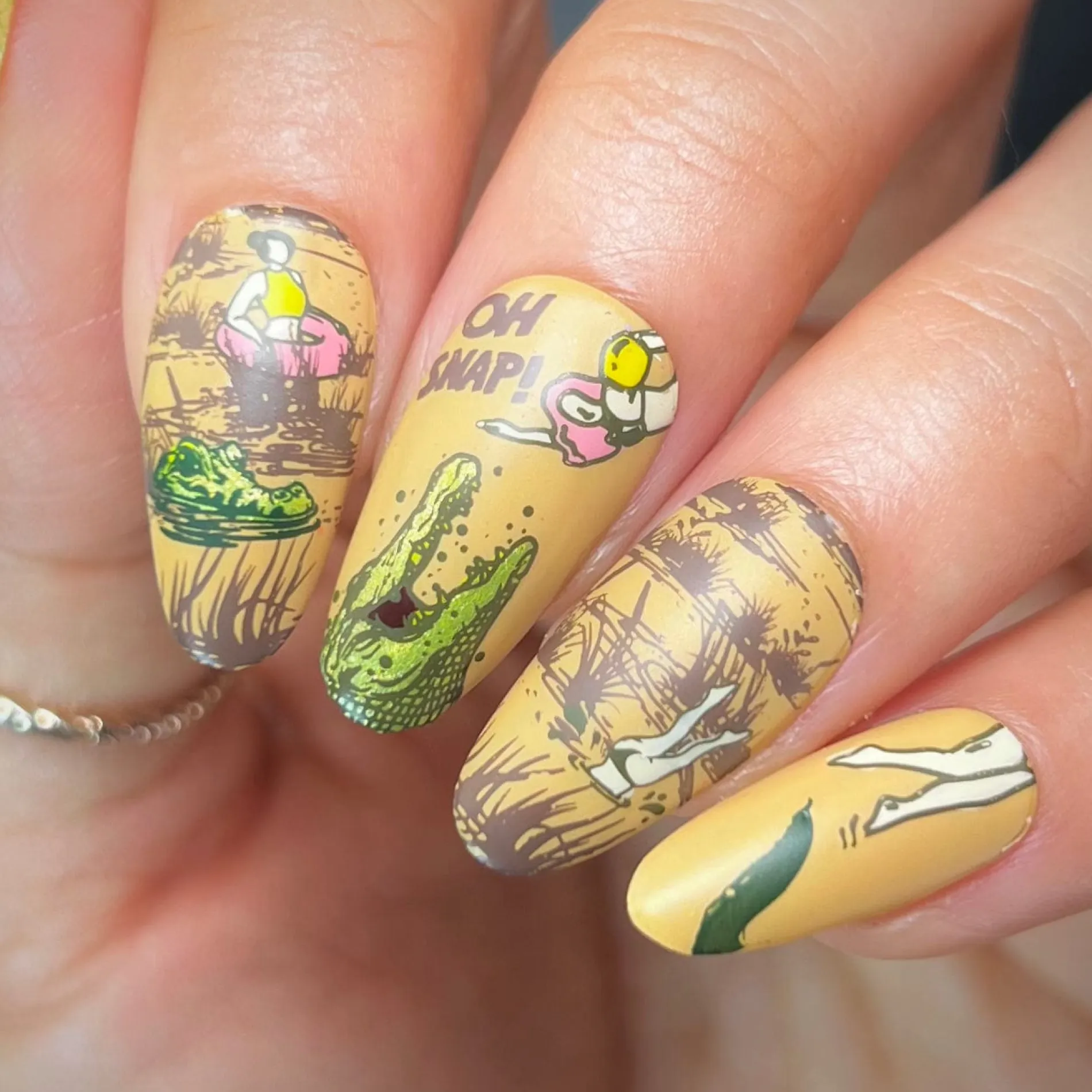 Artist Collaboration: Alleehgatorclaws (M534) - Nail Stamping Plate