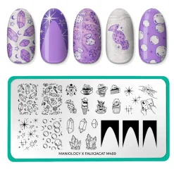 Artist Collaboration: Fauxja Cat (M489) - Nail Stamping Plate