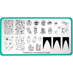 Artist Collaboration: Fauxja Cat (M489) - Nail Stamping Plate
