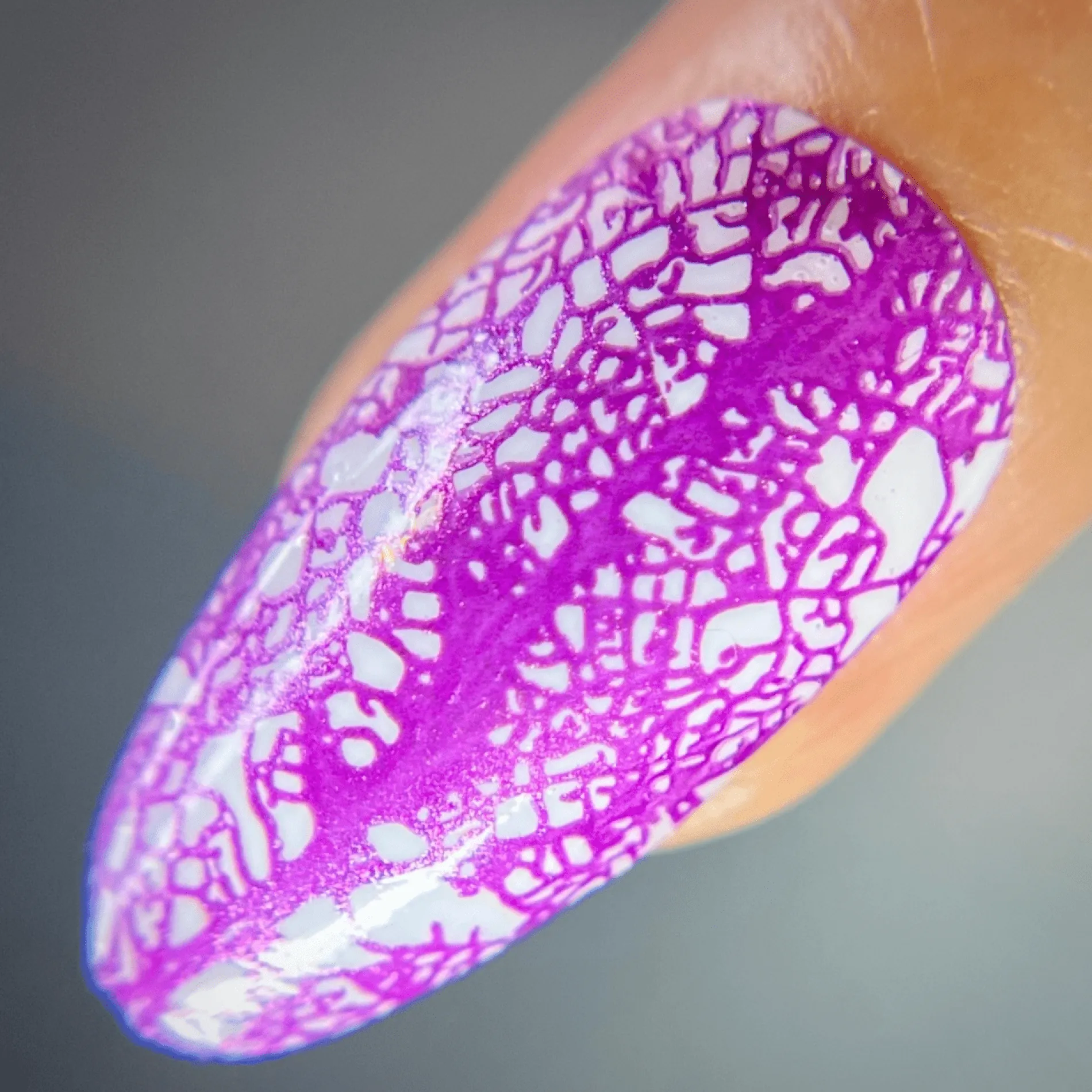 Autumn Bounty: Eggplant (B492) - Purple Metallic Stamping Polish