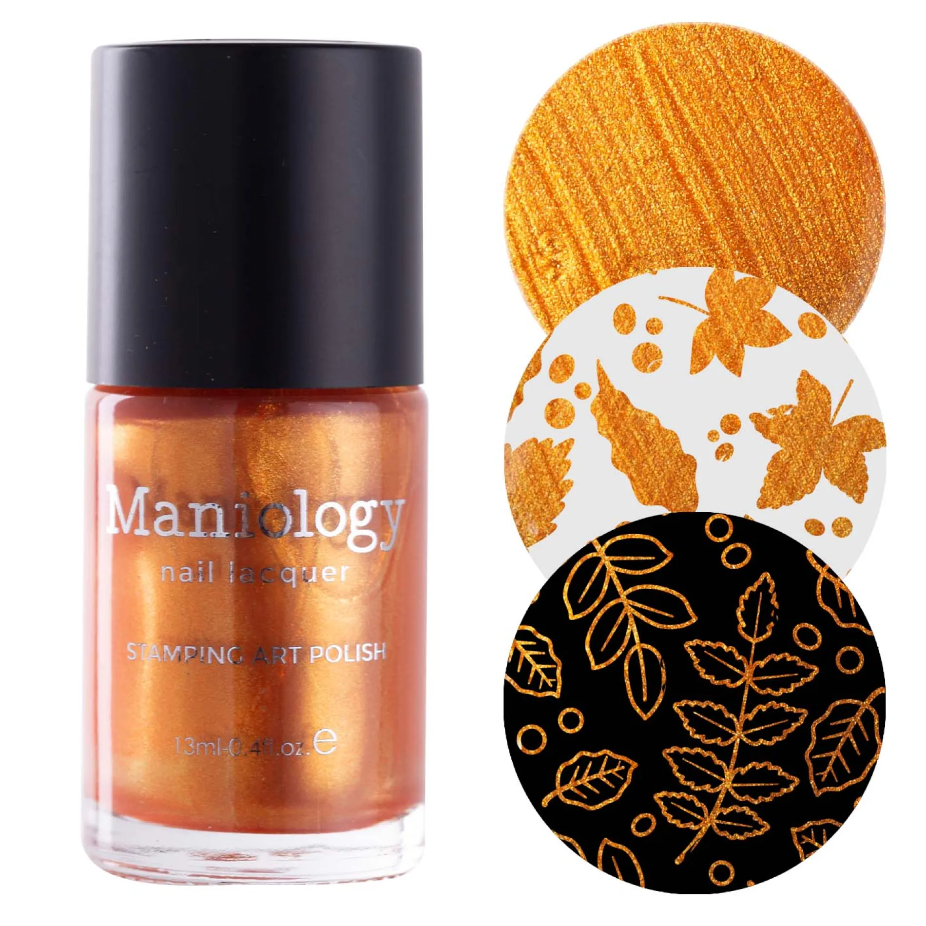 Autumn Bounty: 3-Piece Metallic Stamping Polish Set