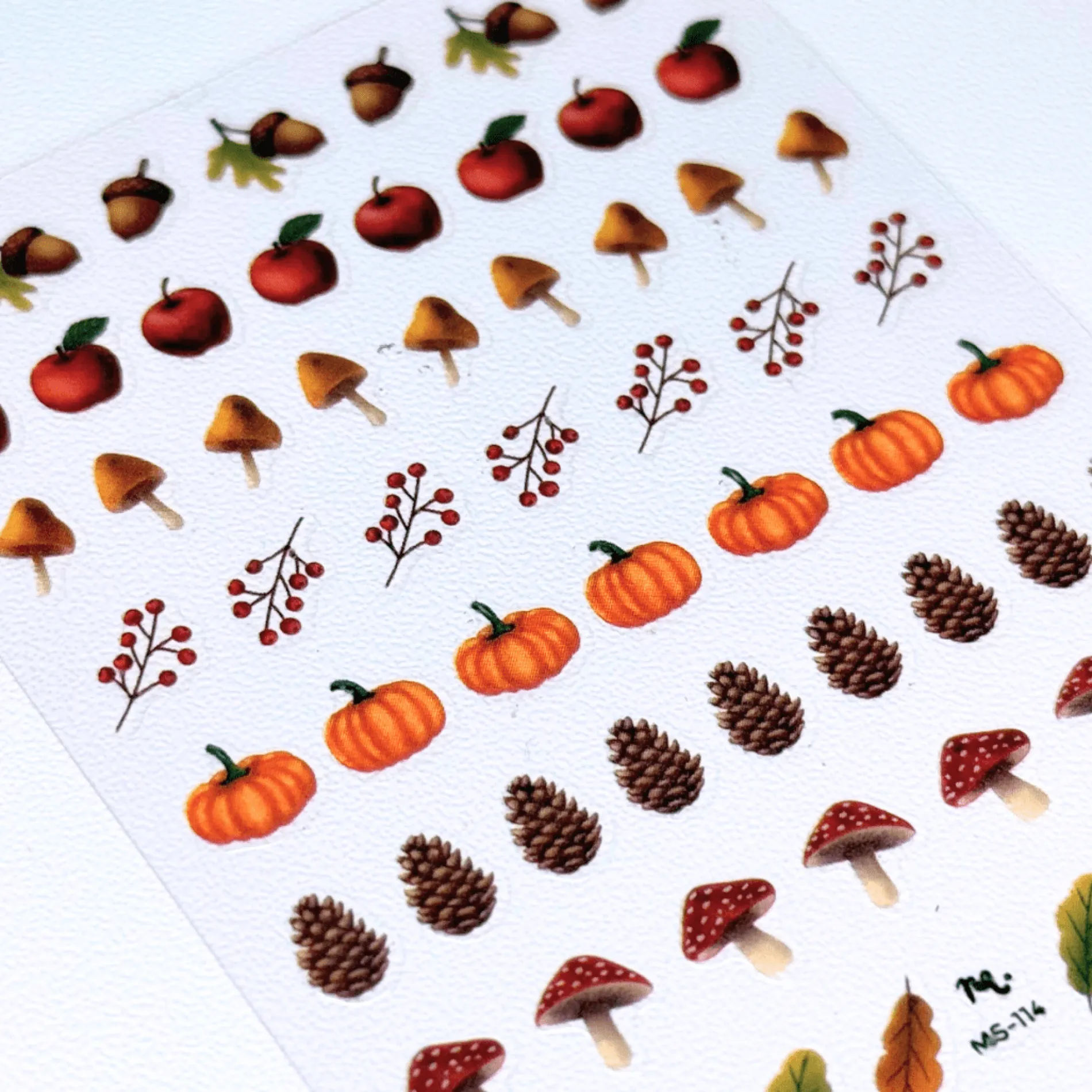 Autumn Cozy (MS-114) - Nail Art Sticker