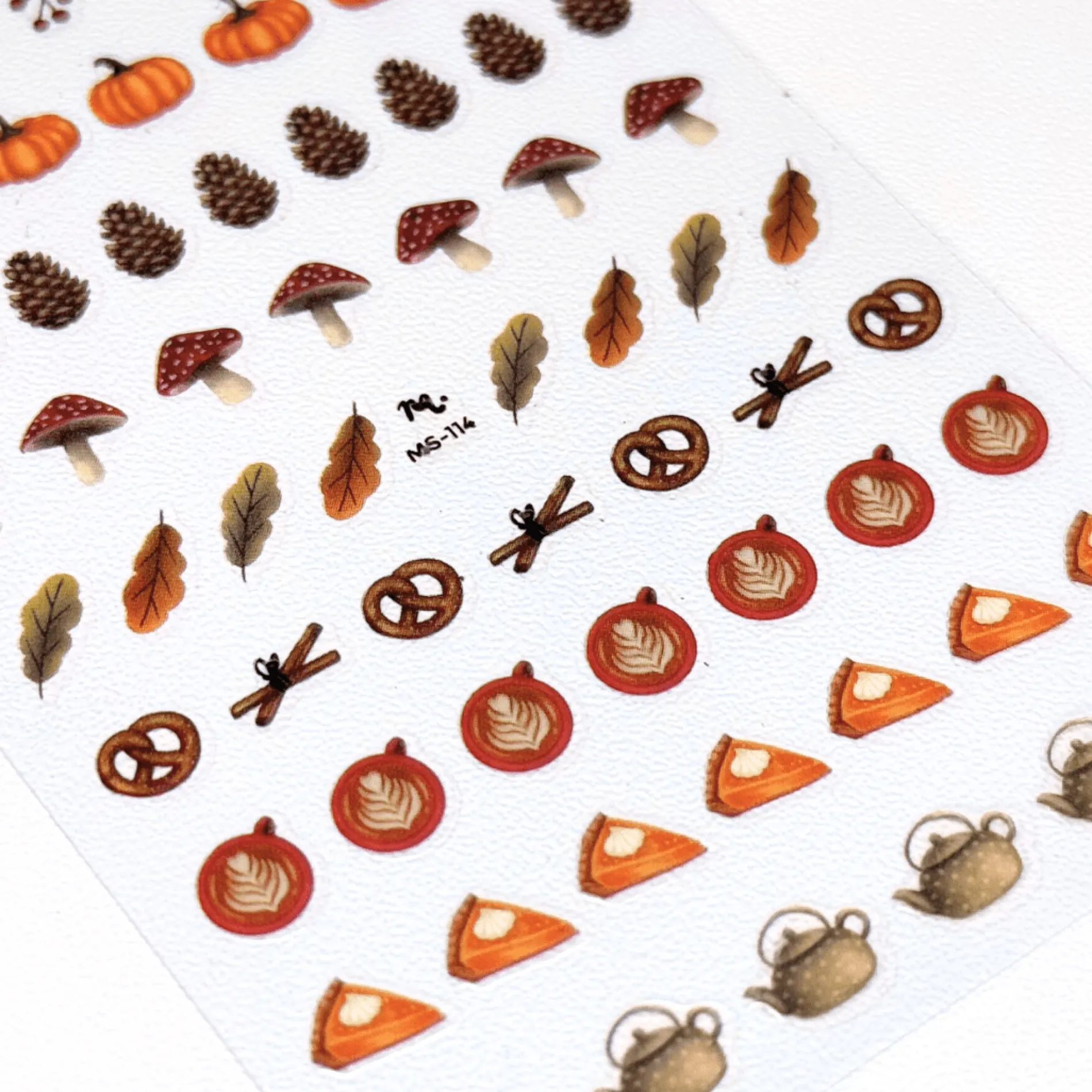 Autumn Cozy (MS-114) - Nail Art Sticker