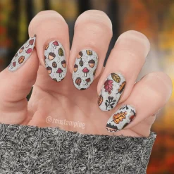 Autumn Harvest: Set of 3 Nail Stamping Plates