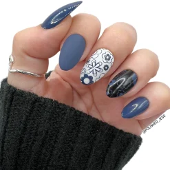 Beginnings: Awaken (B465) - Blue Cream Stamping Polish