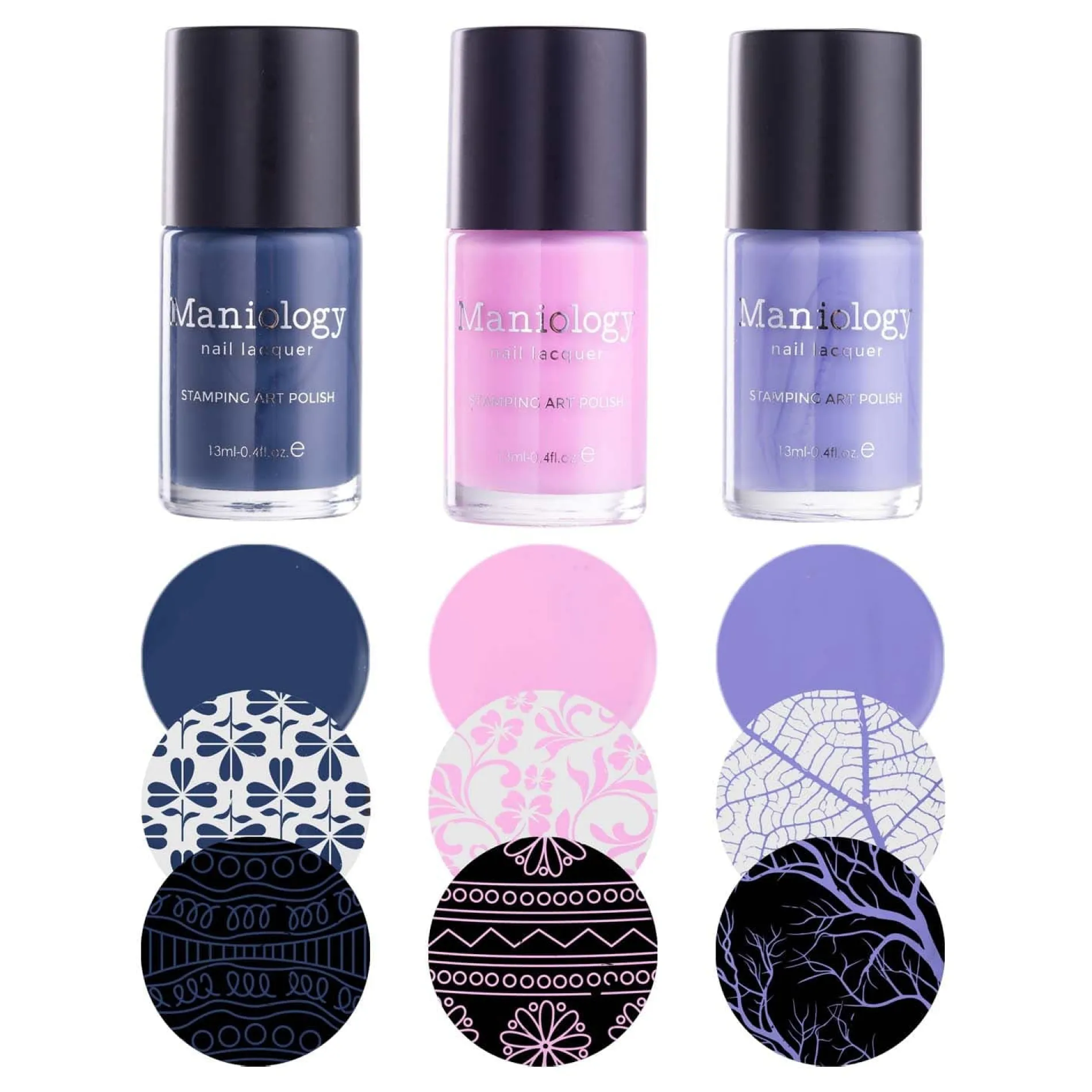 Beginnings: 3-Piece Cream Stamping Polish Set