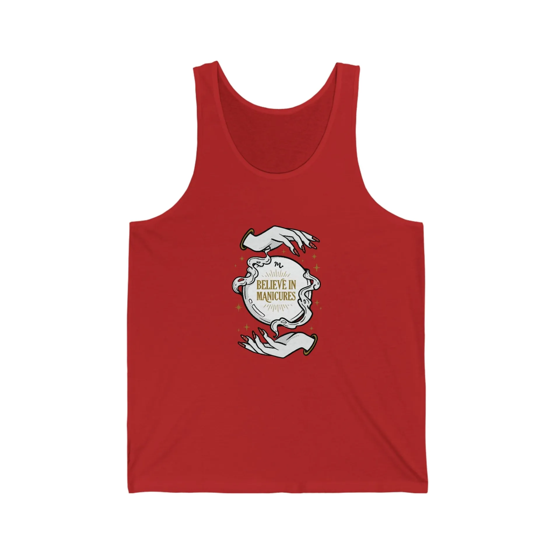 Believe In Manicures - Jersey Tank Top