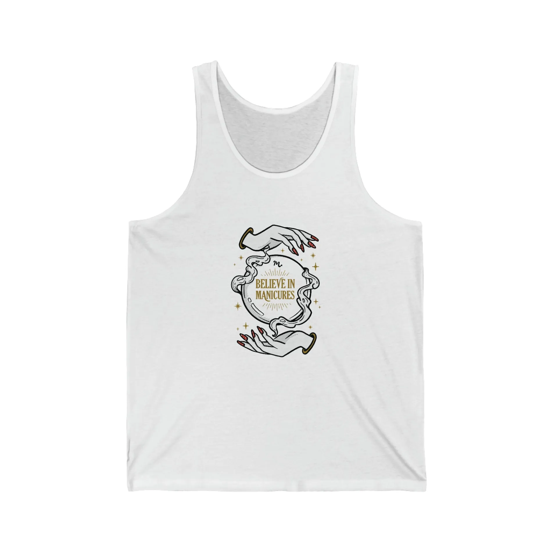 Believe In Manicures - Jersey Tank Top