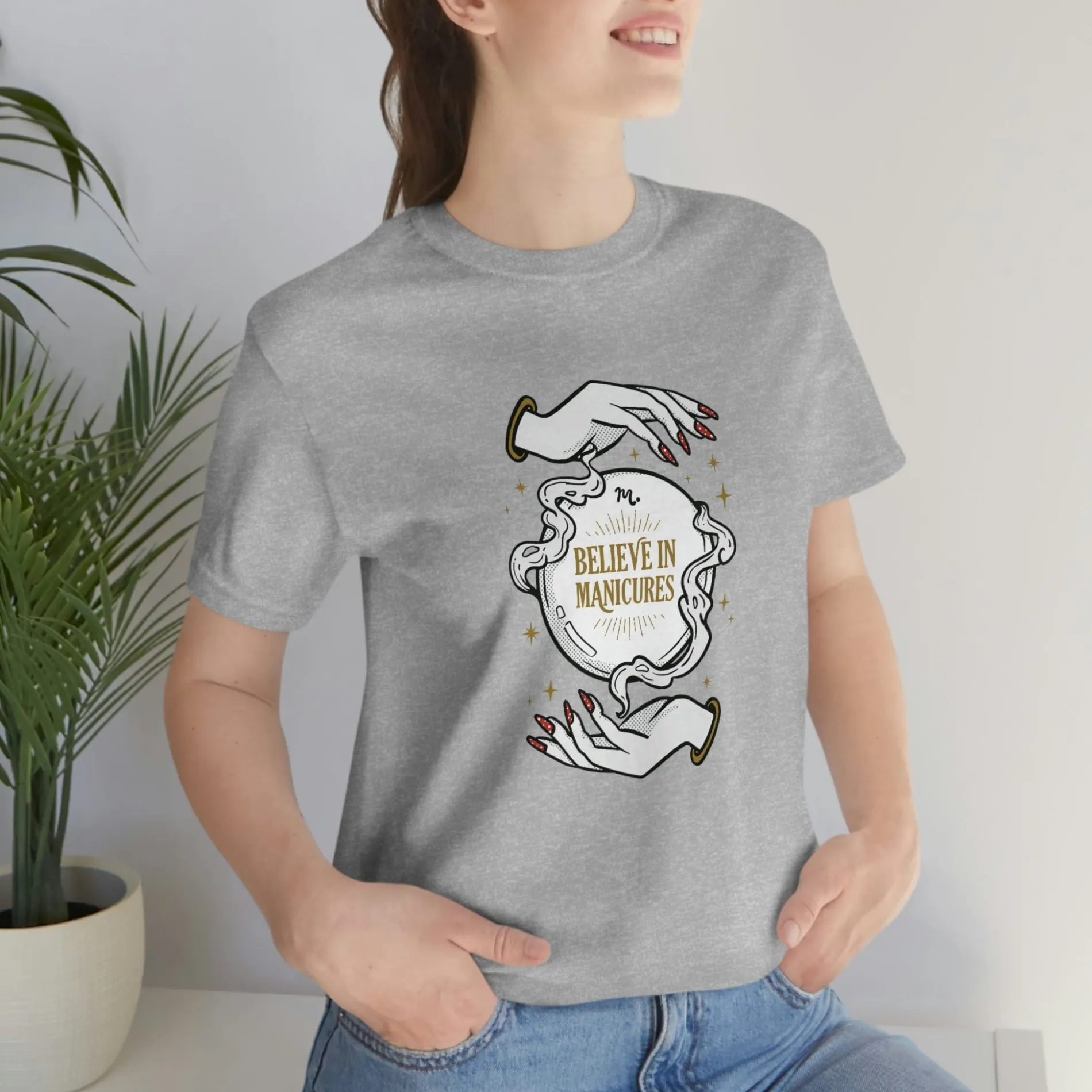 Believe In Manicures - Short Sleeve T-shirt