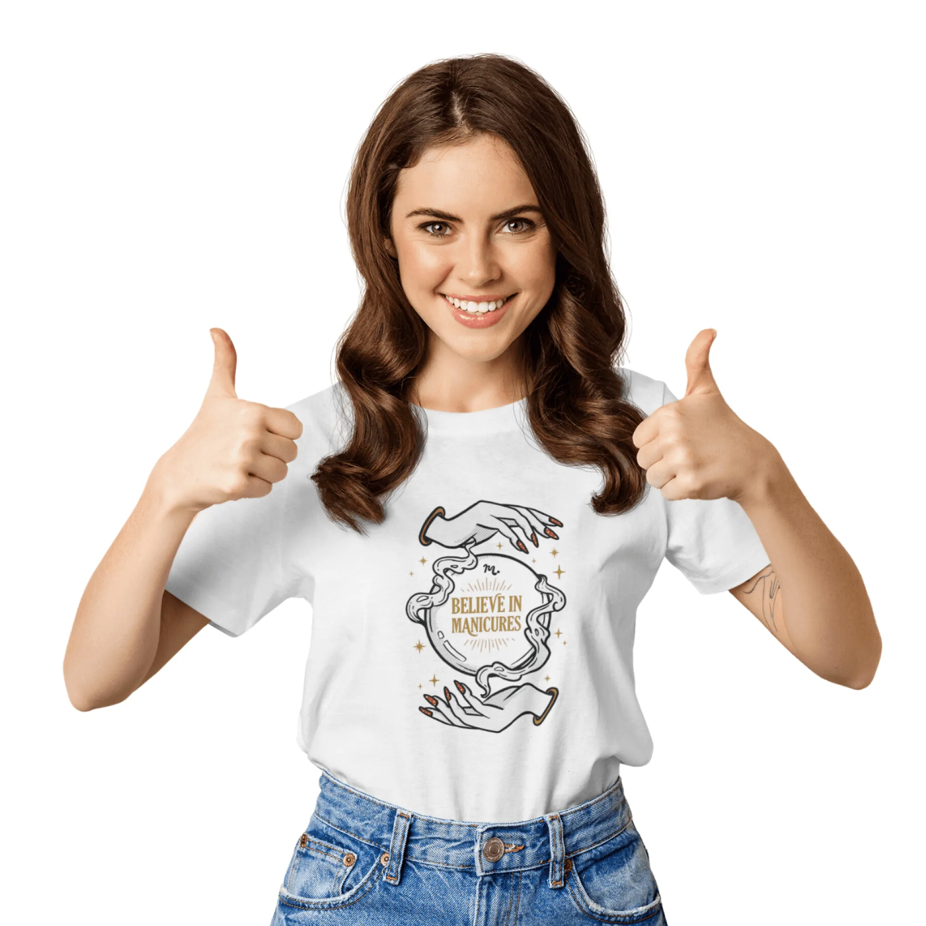 Believe In Manicures - Short Sleeve T-shirt