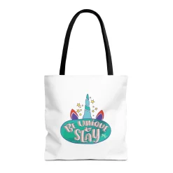 Be Unique and Slay - The Nail Artist Tote Bag