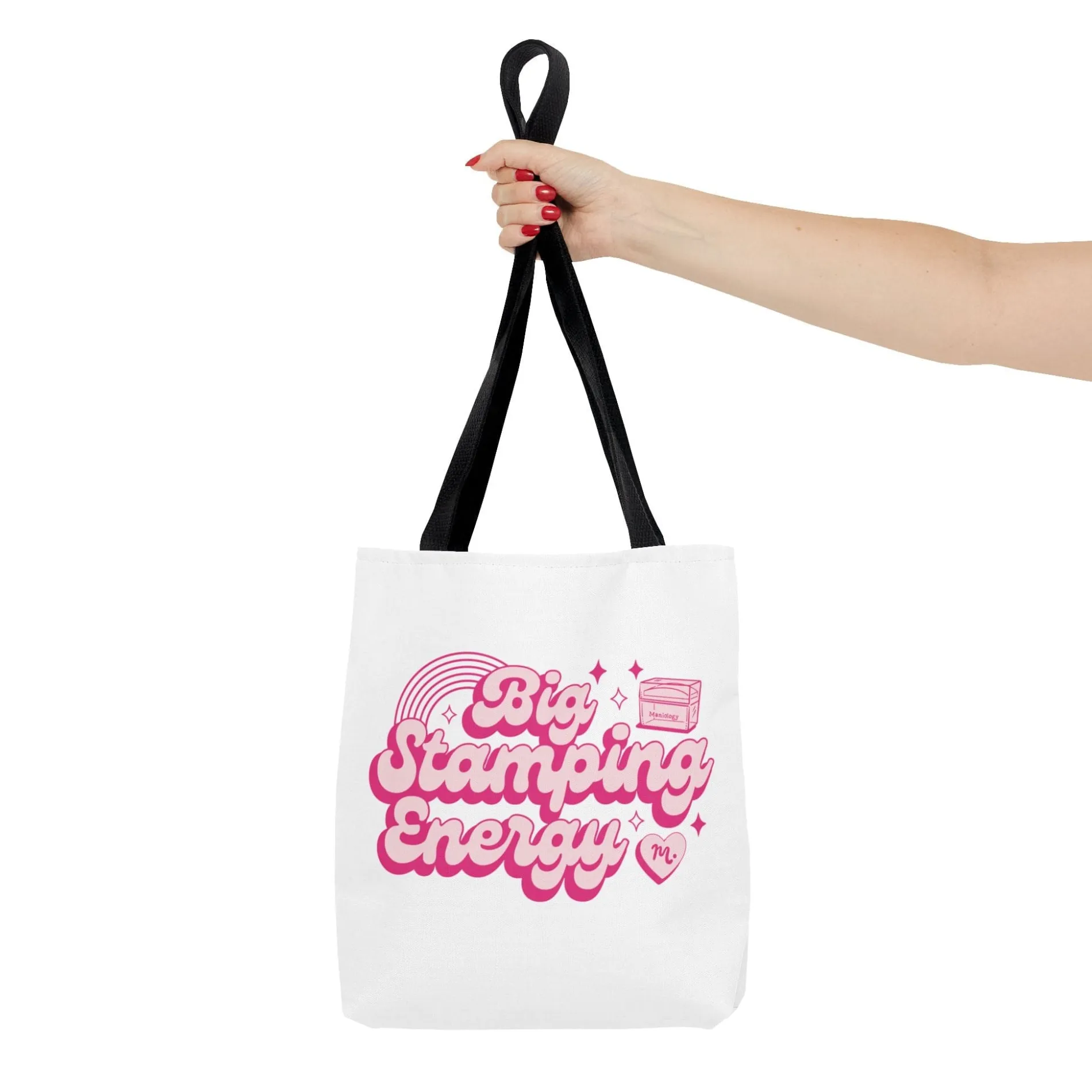 Big Stamping Energy Tote Bag