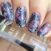 Black Magick (B293) - Holographic Black Stamping Polish