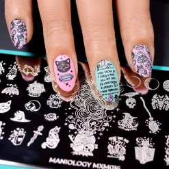Black Magick (B293) - Holographic Black Stamping Polish