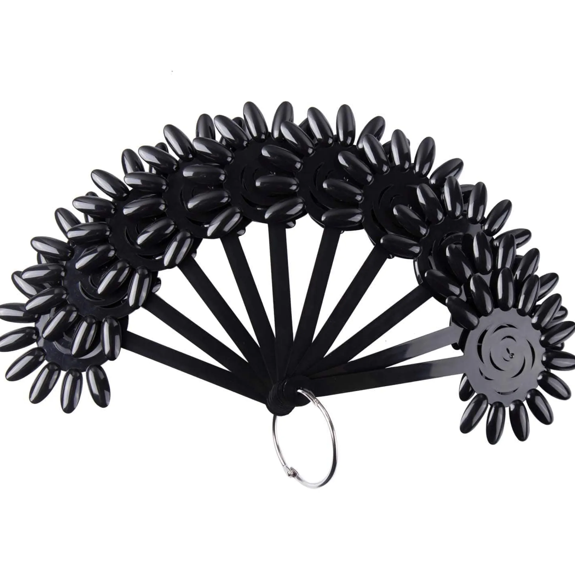 Black Polish Swatch Wheels - Set of 10