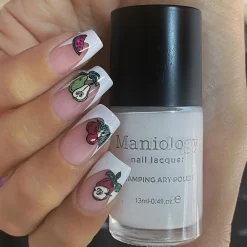 Black & White Duo - Bam! White + Straight Up Black 2pc Nail Stamping Polish Set