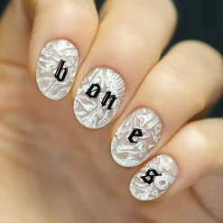 Black & White Duo - Bam! White + Straight Up Black 2pc Nail Stamping Polish Set