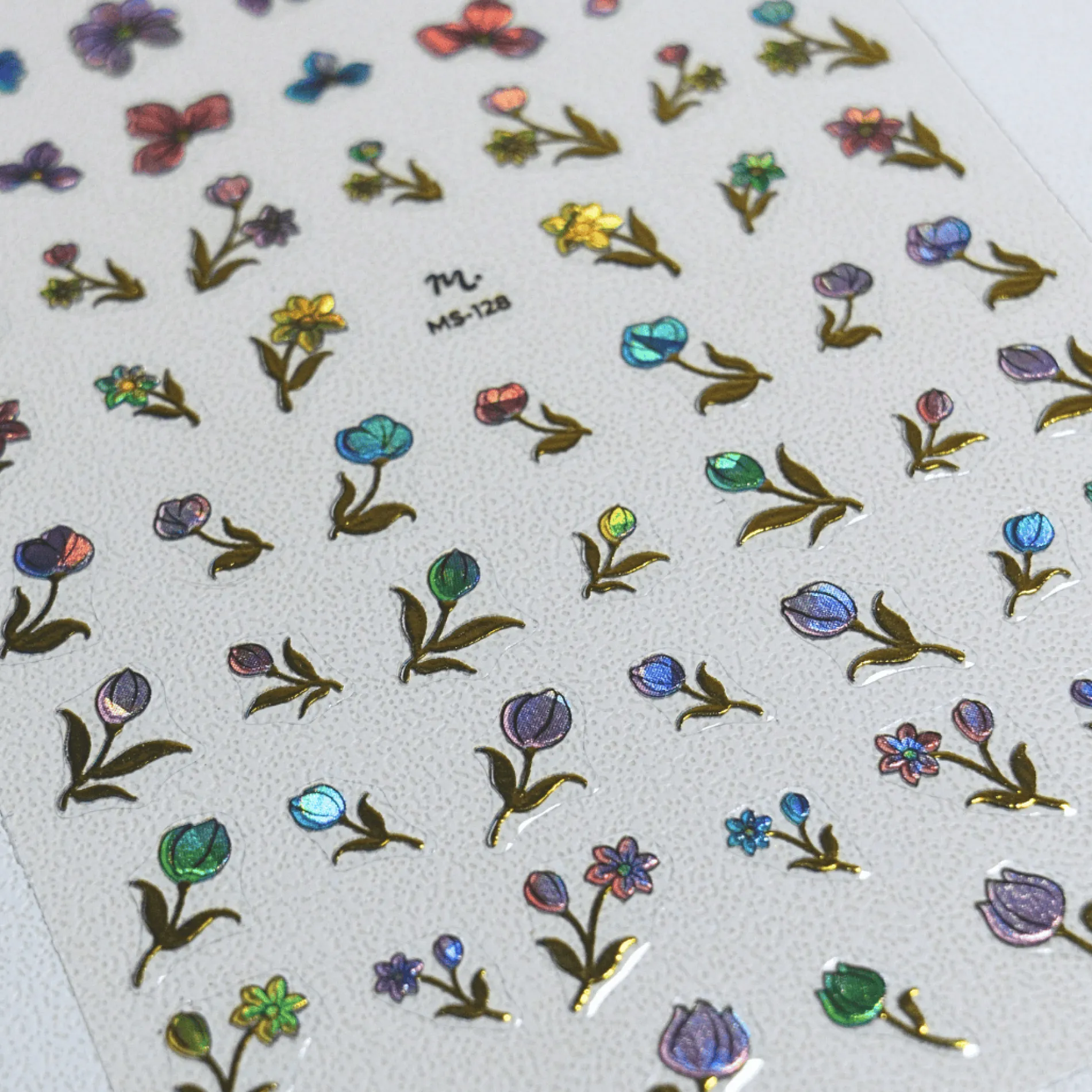 Blooming Joy (MS-128) - Nail Art Sticker