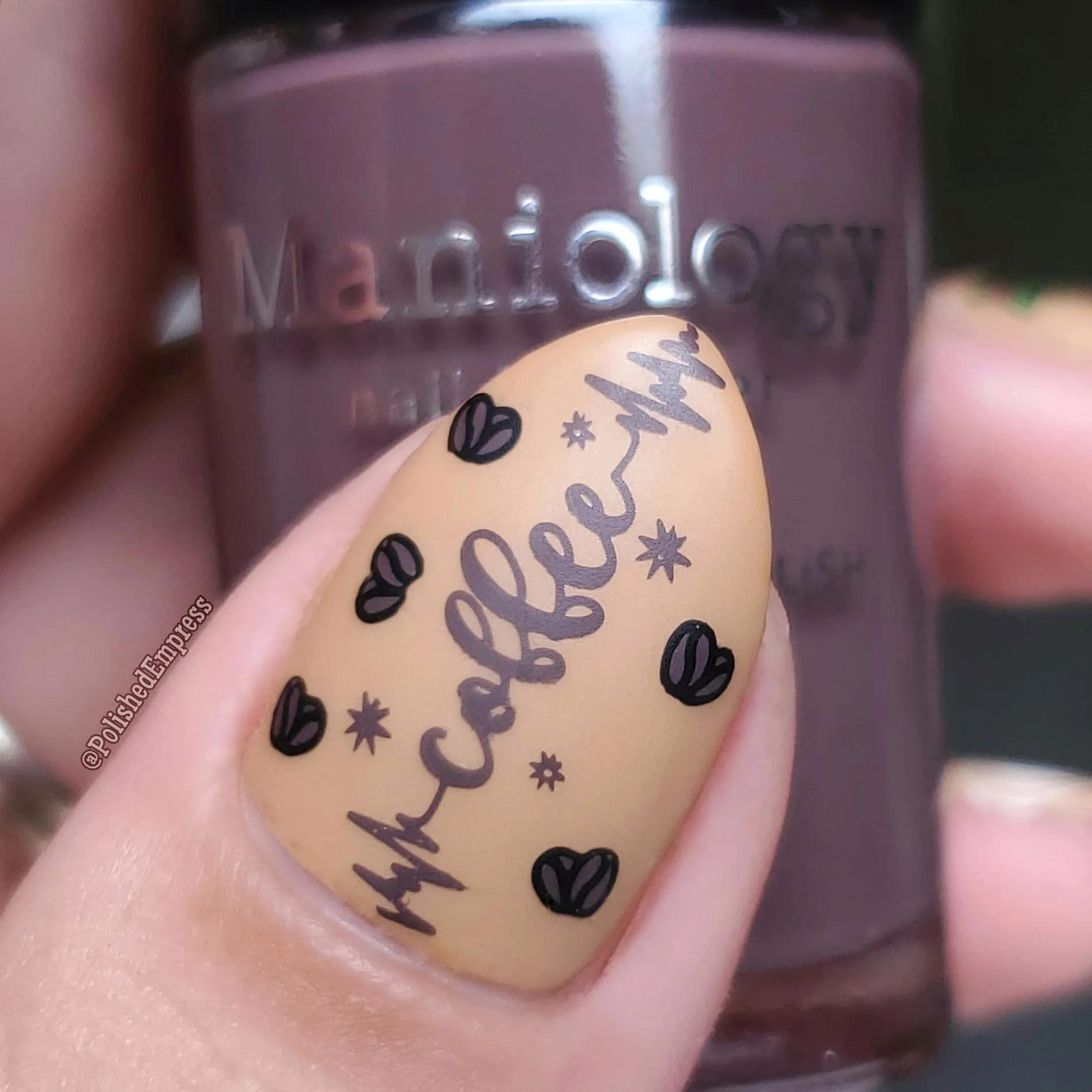 Boba (B330) - Deep Brown Stamping Polish
