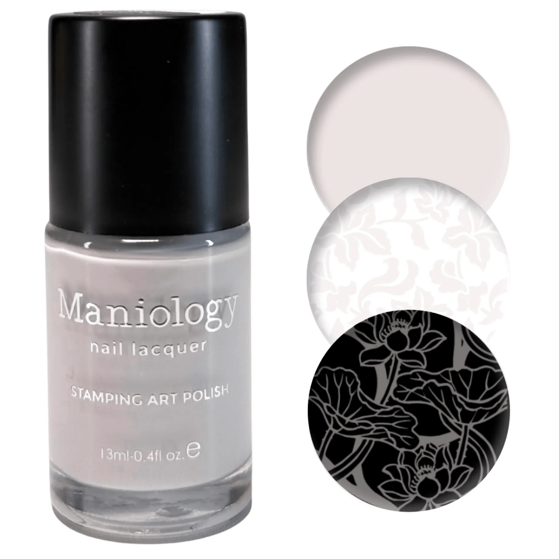 Bone White (B577) - White Creme Stamping Polish