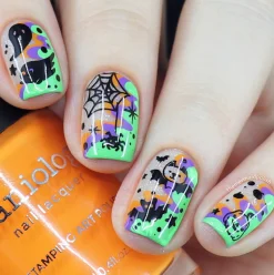 Boo-gie French (M304) - Nail Stamping Plate
