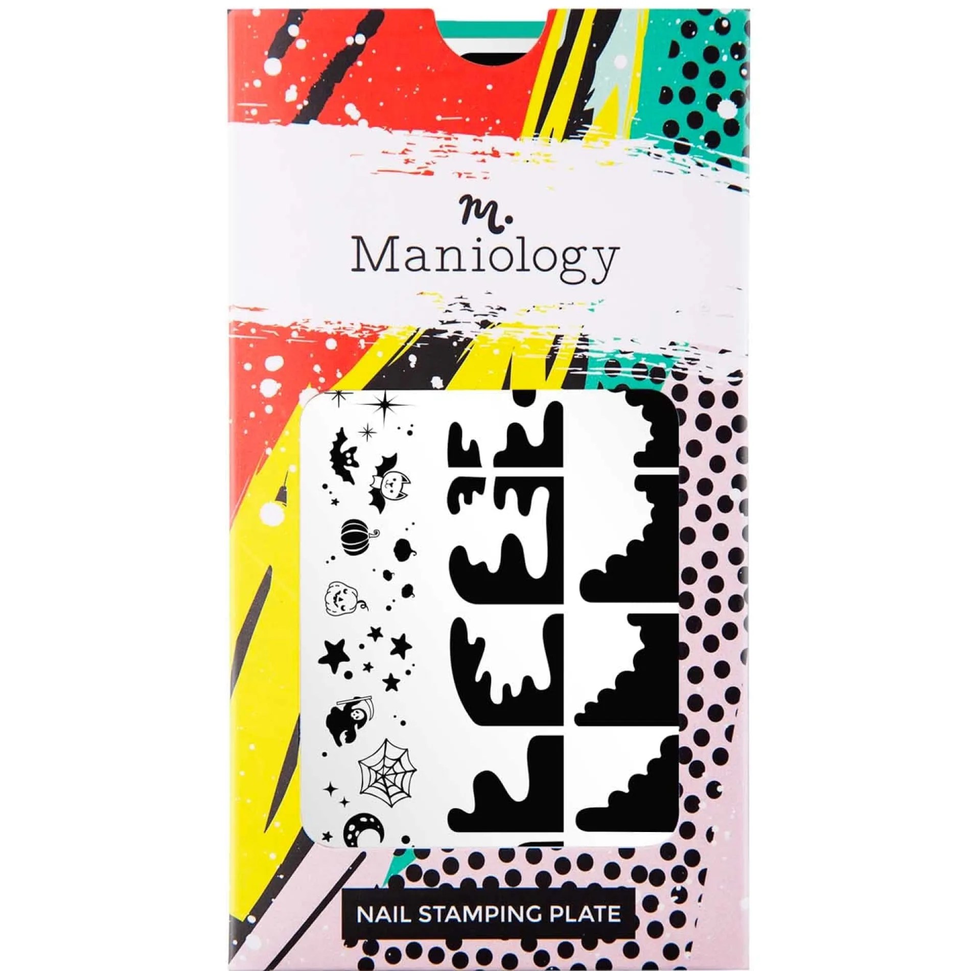 Boo-gie French (M304) - Nail Stamping Plate
