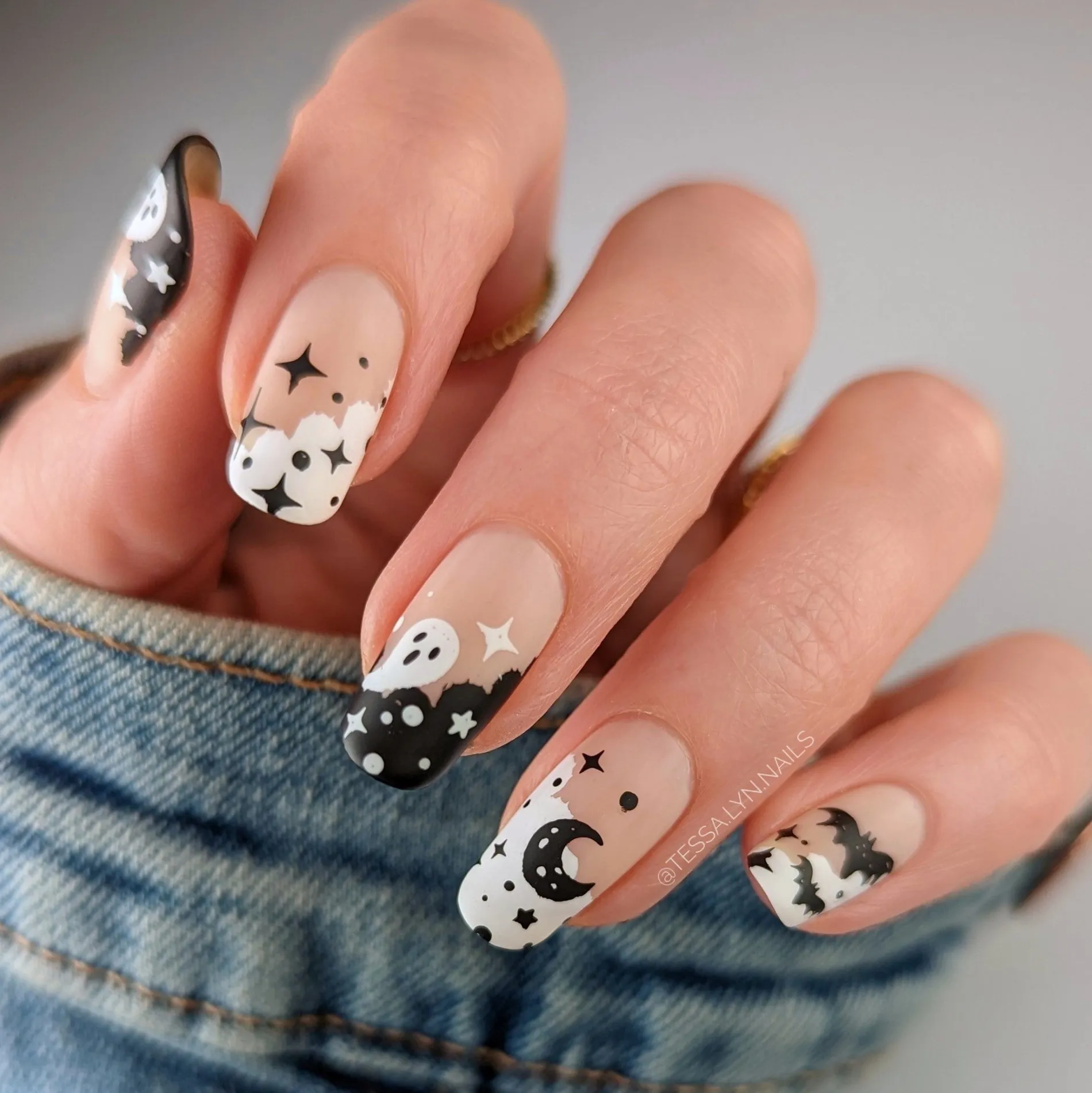 Boo-gie French (M304) - Nail Stamping Plate
