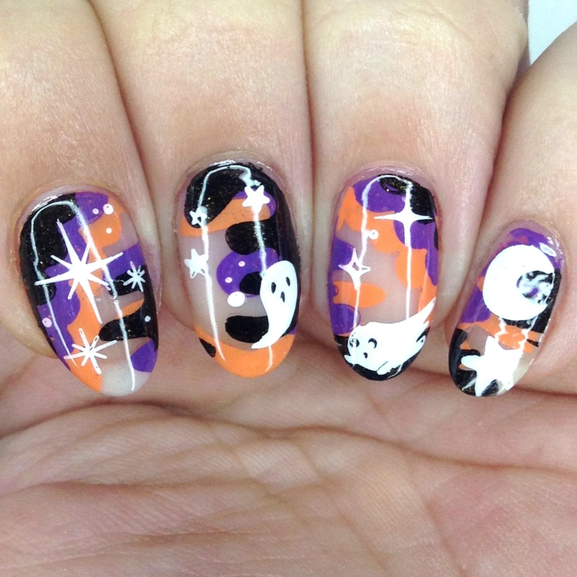 Boo-gie French (M304) - Nail Stamping Plate