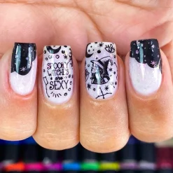 Boo-gie French (M304) - Nail Stamping Plate