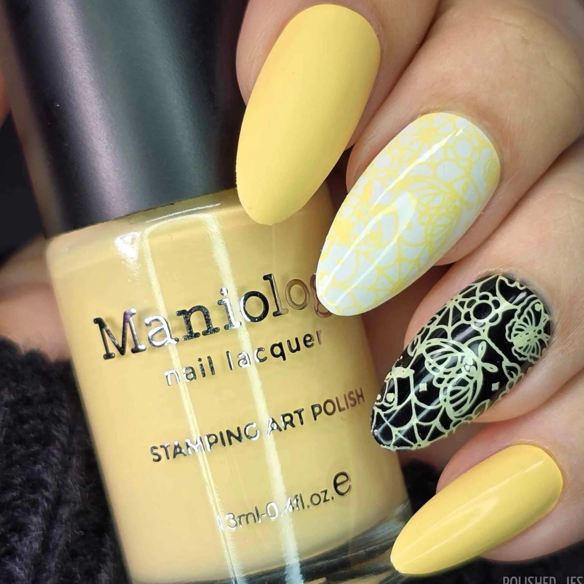 Boo-gie Nights (B522) - Cream Beige Stamping Polish