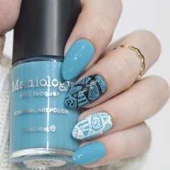 Bubblegum Pop: Acid Wash (B555) - Muted Sky Blue Cream Stamping Polish