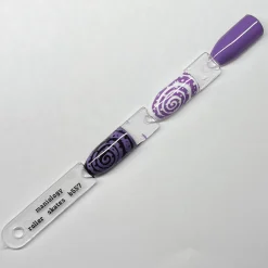 Bubblegum Pop: Roller Skates (B557) - Muted Grape Soda Purple Cream Stamping Polish