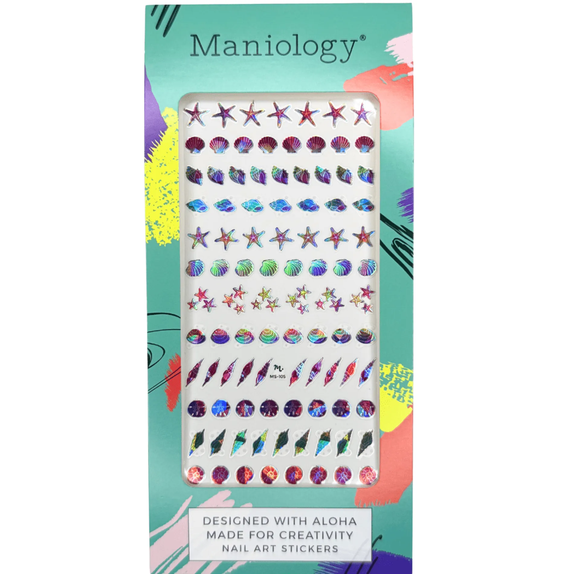 By the Seashore (MS-105) - Nail Art Sticker