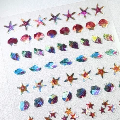 By the Seashore (MS-105) - Nail Art Sticker