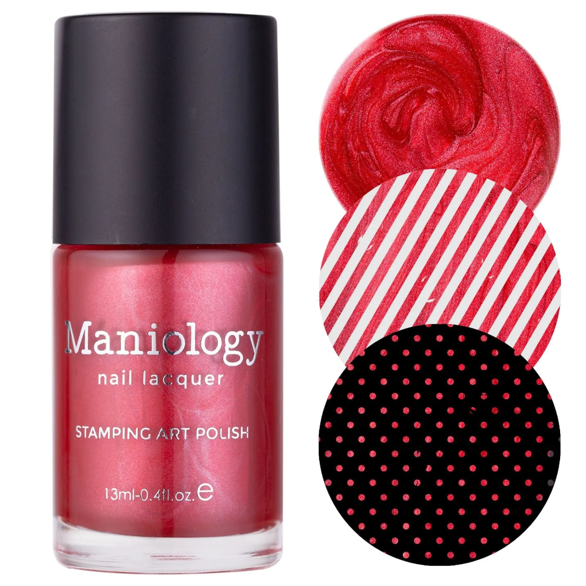 Candy Apple (B456) - Shimmer Red Stamping Polish