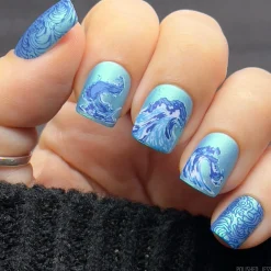 Catching Waves (M526) - Nail Stamping Plate