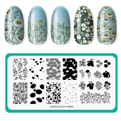 Chamomile Melody (M683) - Nail Stamping Plate